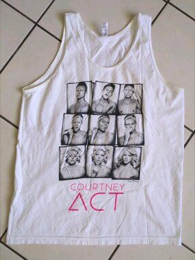 Courtney Act American Apparel Magnus Hastings Shirt Tank Top Drag Race Large